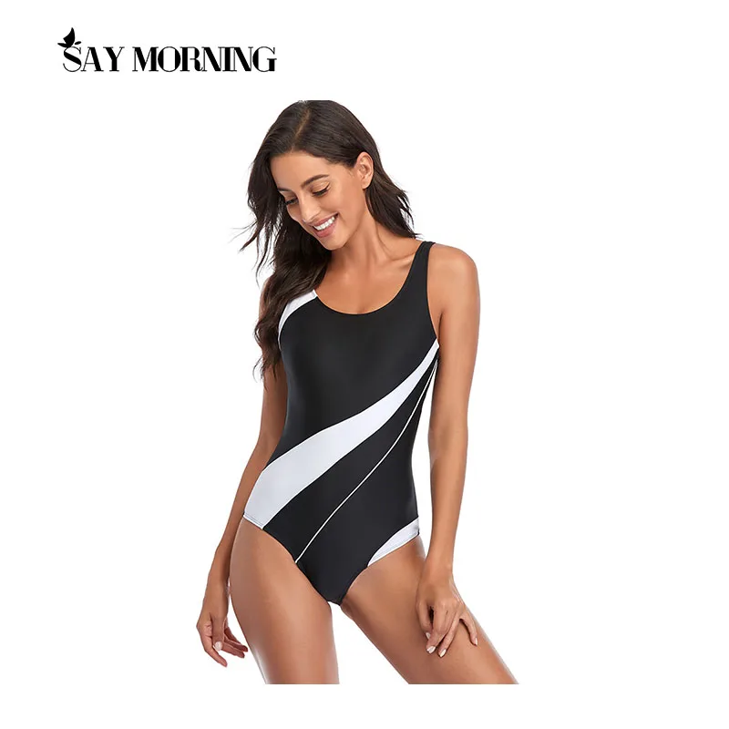 Сексуальный слитный купальник на одно плечо SAY MORNING новинка 2021 сетчатый в стиле