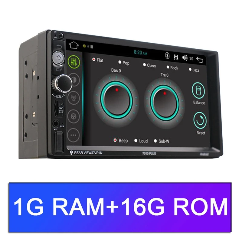 Android 8.1 Car Radio Gps Navigation 2 Din 7 Inch Mp5 Multimedia Player FM AM RDS Bluetooth 7010 | Автомобили и мотоциклы