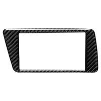 carbon fiber navigation cover dustproof 6 5 inch display screen console navigation trim for audi q5 sq5 8r 09 17 left drive