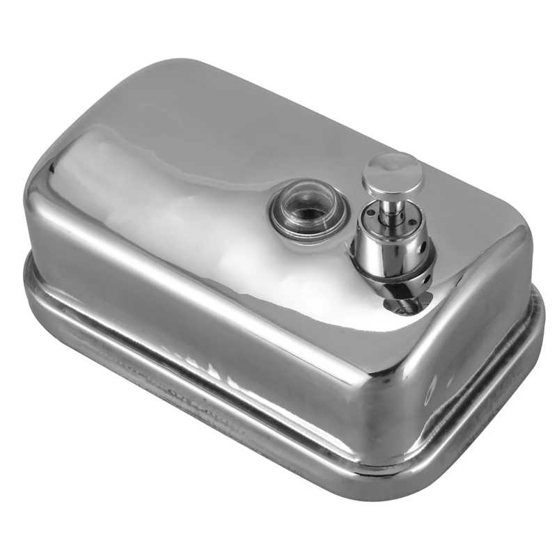 500 мл Ванная комната Нержавеющая Сталь Настенный установленный лосьон насос мыло