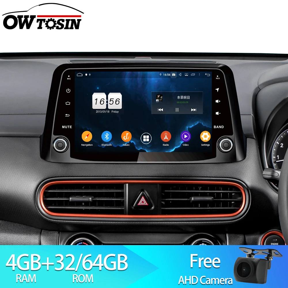 Автомагнитола Owtosin мультимедийный видеоплеер навигация GPS Android 9 0 аудио для Hyundai