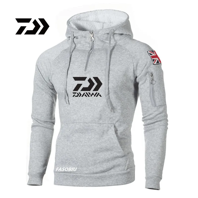 

Походная Толстовка для рыбалки Мужская зимняя теплая рыболовная толстовка мужская рыболовная рубашка пальто рыболовная куртка мужская сп...