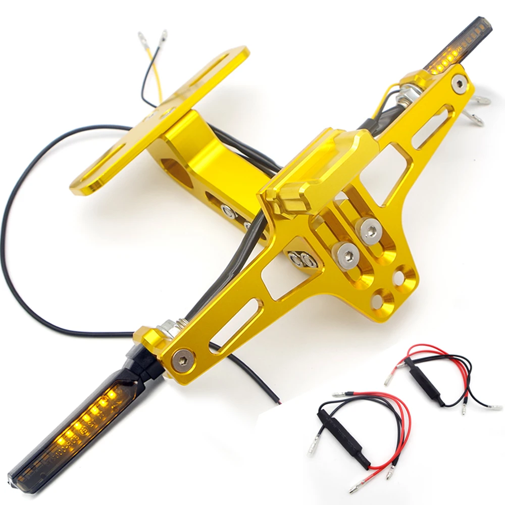 Золотой C29 moto rcycle рамка номерного знака для YAMAHA raptor 350 660 700 rd 350 road star sr250 стартер tdm 850 900 tmax 530 мото запчасти - Цвет: Золотой