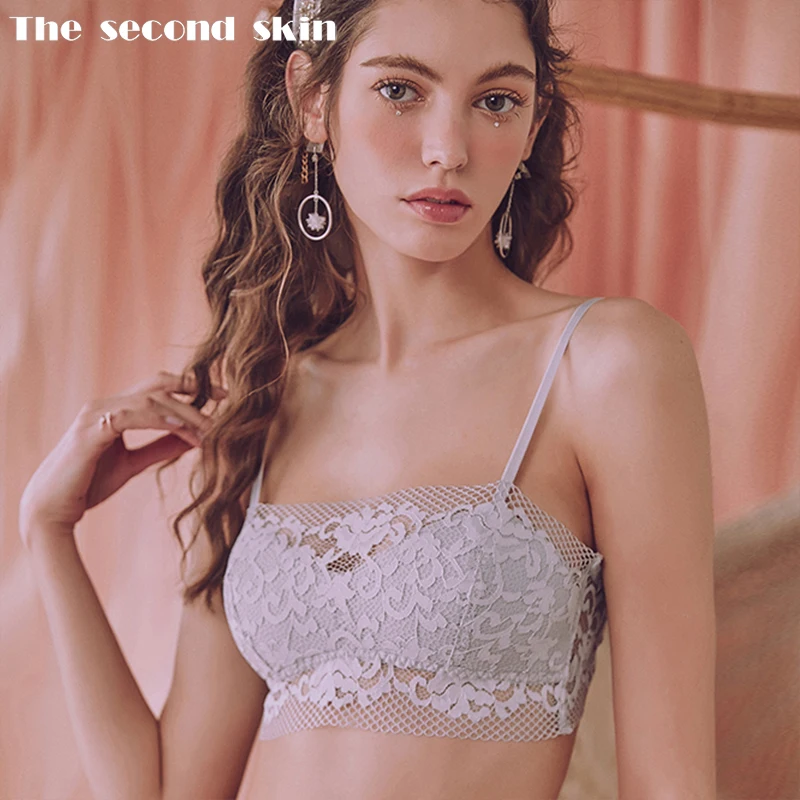 Кружевной Женский комплект с бюстгальтером пуш ап нижнего белья белый