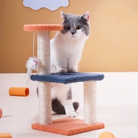 cat tree play exercise cat toy 3 layer cat sisal scratch posts furniture