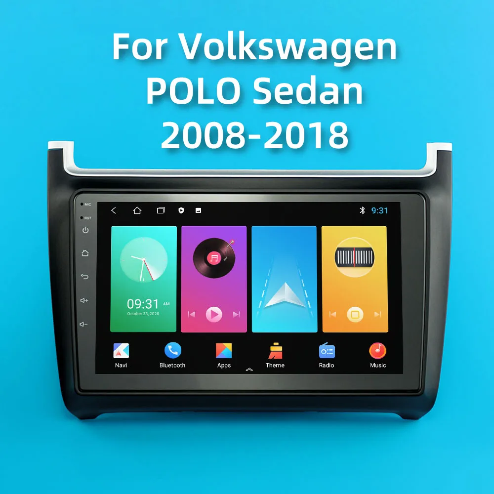 

2 Din Car Radio GPS Navigation Multimedia Player for Volkswagen POLO Sedan 2008-2018 Android Auto Stereo Player Autoradio