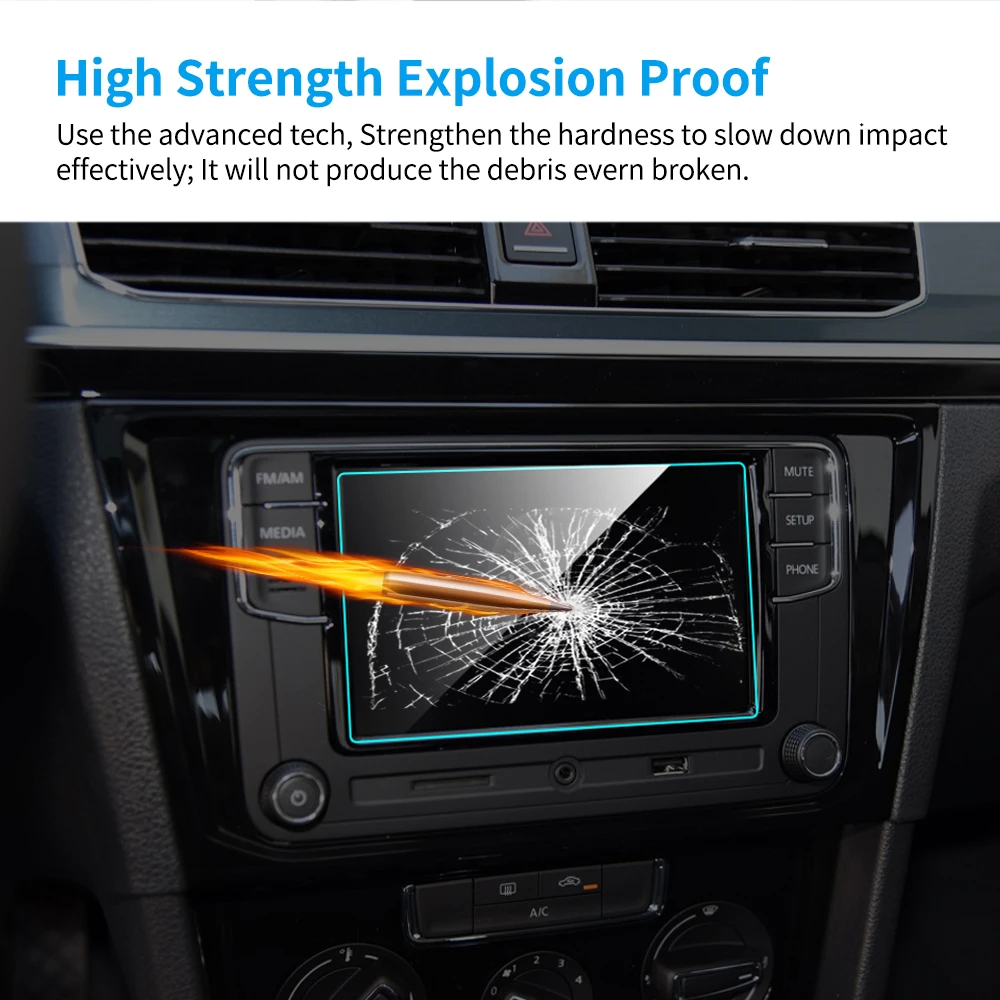 Car GPS Navigation Screen Protector for Volkswagen VW Bora 2016-2020 Auto Interior Tempered Glass Protective Film Accessories |