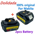 Аккумуляторная батарея Makita bl1860 18 в 2021 мАч, литий-ионный аккумулятор 18 в, зарядное устройство bl1840 bl1850 bl1830 bl1860b LXT 10000 + 3A, новинка 400