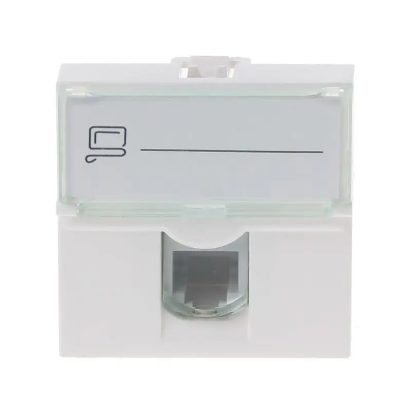 

CAT6 Network Module Information Socket RJ45 8P8C Connector Adapter Keystone Jack Standard Wall Plate Big 45mm X 45 mm