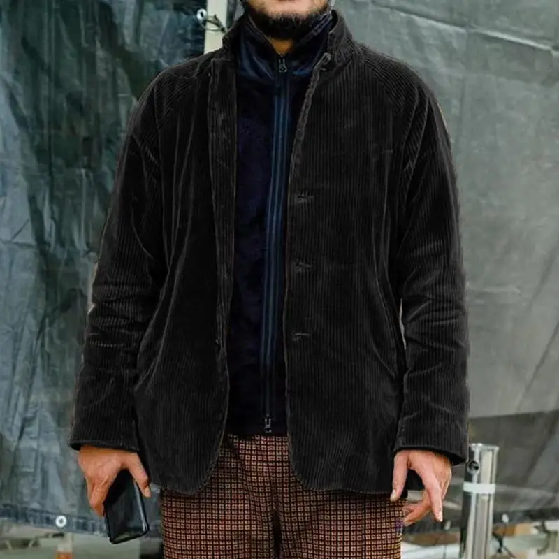 

Осень-зима 2021, популярное мужское пальто с внешней торговлей в Европе и Америке, коричневая модная трендовая куртка, Топ