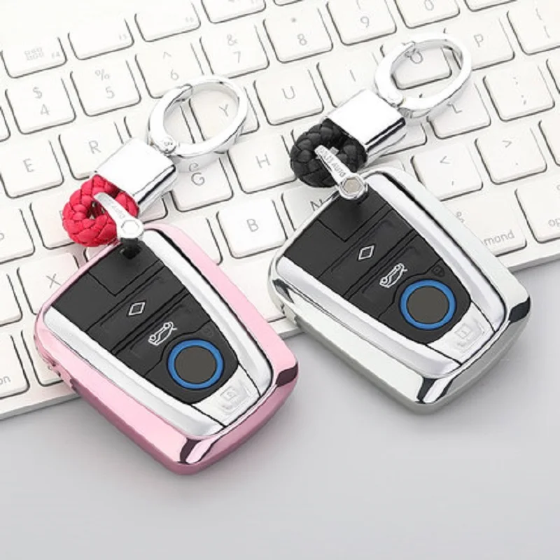 Лидер продаж мягкий ТПУ чехол для смарт ключа стайлинга автомобиля BMW I3 I8 серии 2014