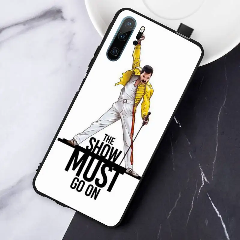 

Freddie Mercury Queen singer coque funda cover Phone Case For Huawei honor Mate P 10 20 30 40 Pro 10i 9 10 20 8 x Lite
