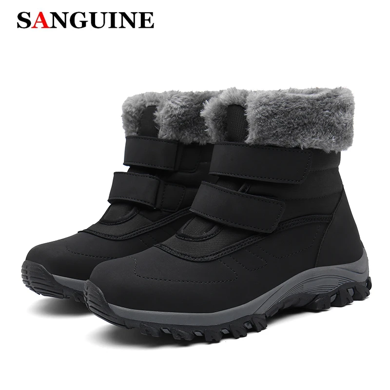 2019 Модные женские ботинки Водонепроницаемая зимняя обувь зимние теплые