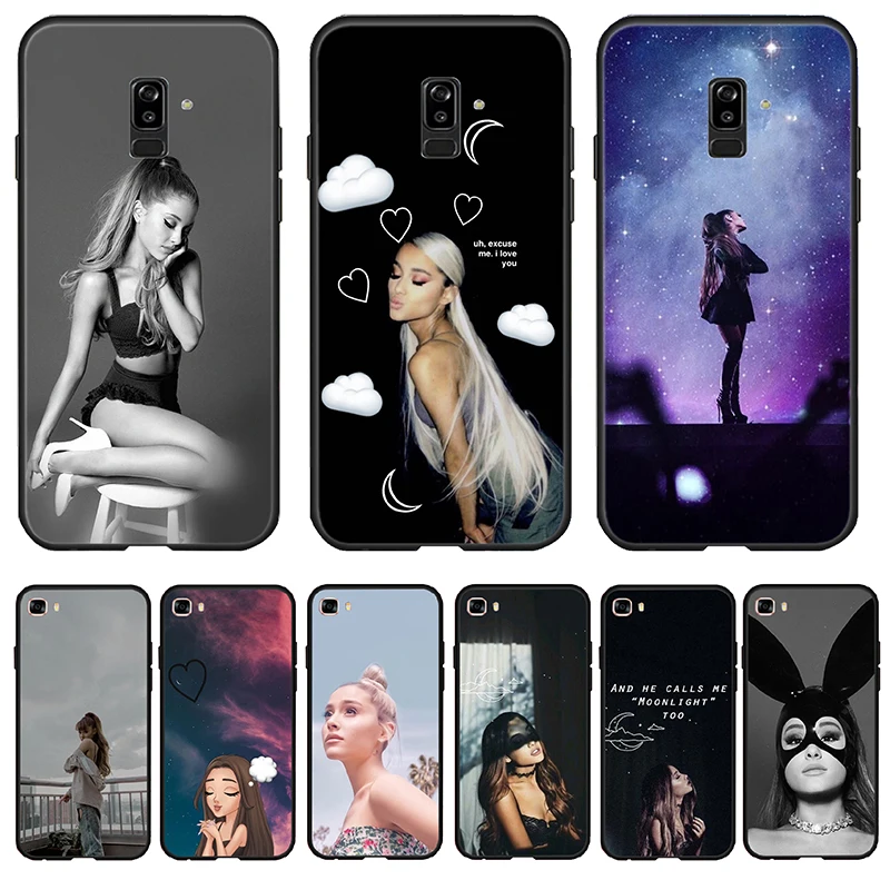 Мягкий чехол Ariana Grande Ag для samsung Galaxy J8 J6 J4 Plus Prime A2 Core 2018 TPU| |