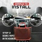 Сетчатый карманный органайзер на спинку сиденья автомобиля, сетчатый органайзер для сумок, Сетчатая Сумка, барьер на спинку сиденья для домашних животных, детский автомобильный чехол для хранения телефона и документов