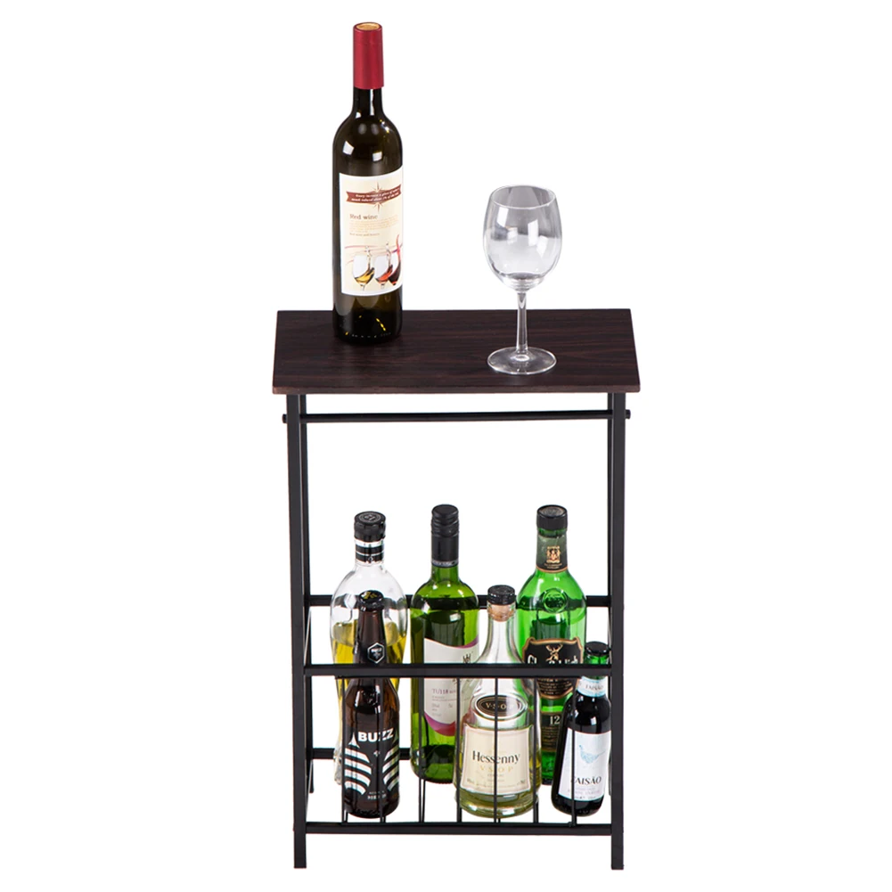 

(37 x 20 x 55)cm Multifunctional Bathroom Table / Interior Side Table Tissue Magazine Rack Dark Brow