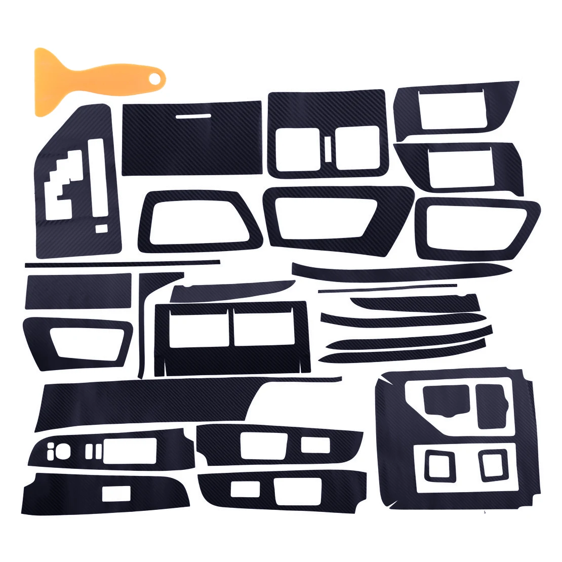 1 комплект декоративная наклейка LHD для салона автомобиля центральной консоли