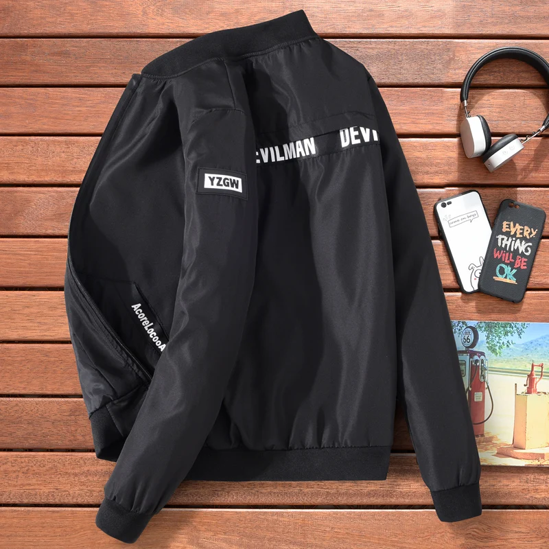 Мужская повседневная куртка простой крутой светильник пальто с воротником