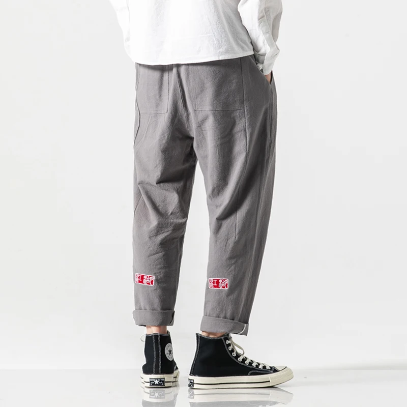 

Harajuku Style Men Cargo Pants 2020 Mens Casual Harem Pants Cotton Male Trousers Streetwear Jogging Pants Casual Large Size 5XL