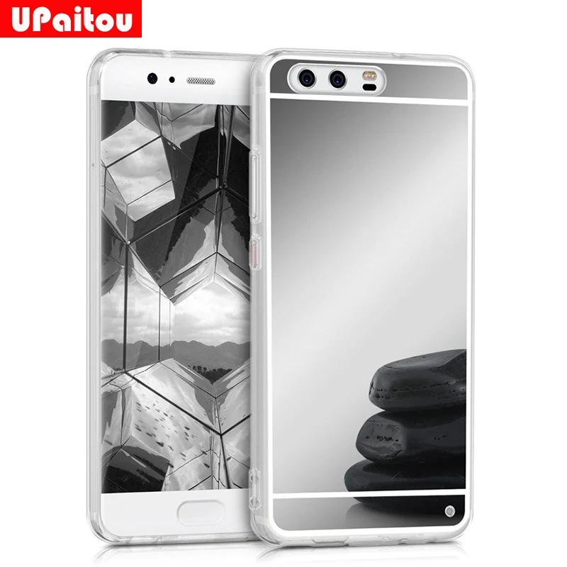 UPaitou зеркальный чехол для Huawei P10 P9 Plus P20 Pro P8 Lite 2017 TPU акриловый с мягкой силиконовой