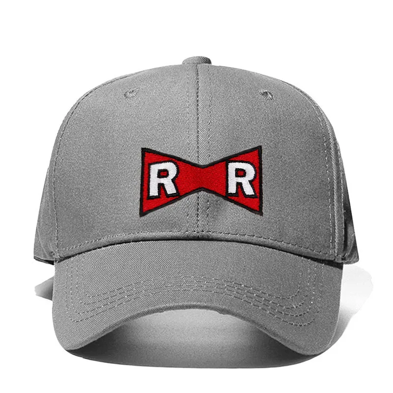 Baseball Cap Ball Dr.Gero Dad Hat 100% Cotton Red Ribbon Army Delicate Embroidery Snapback Caps No structure | Аксессуары для