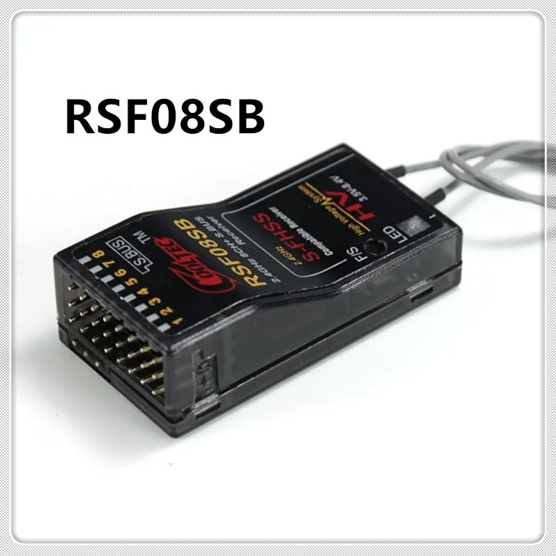 8 канальный ресивер CoolTec RSF08SB совместимый с передатчиком Futaba 4g 10J 8J 6J 4GRS 4PX|Детали и