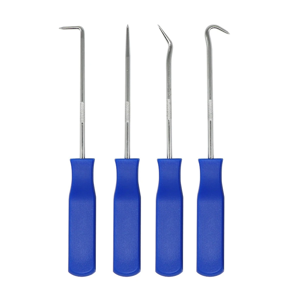 

4Pcs 135mm Car Auto Vehicle Oil Seal Screwdrivers Set O-Ring Seal Gasket Puller Remover Pick Hooks Tools Wholesale CSV