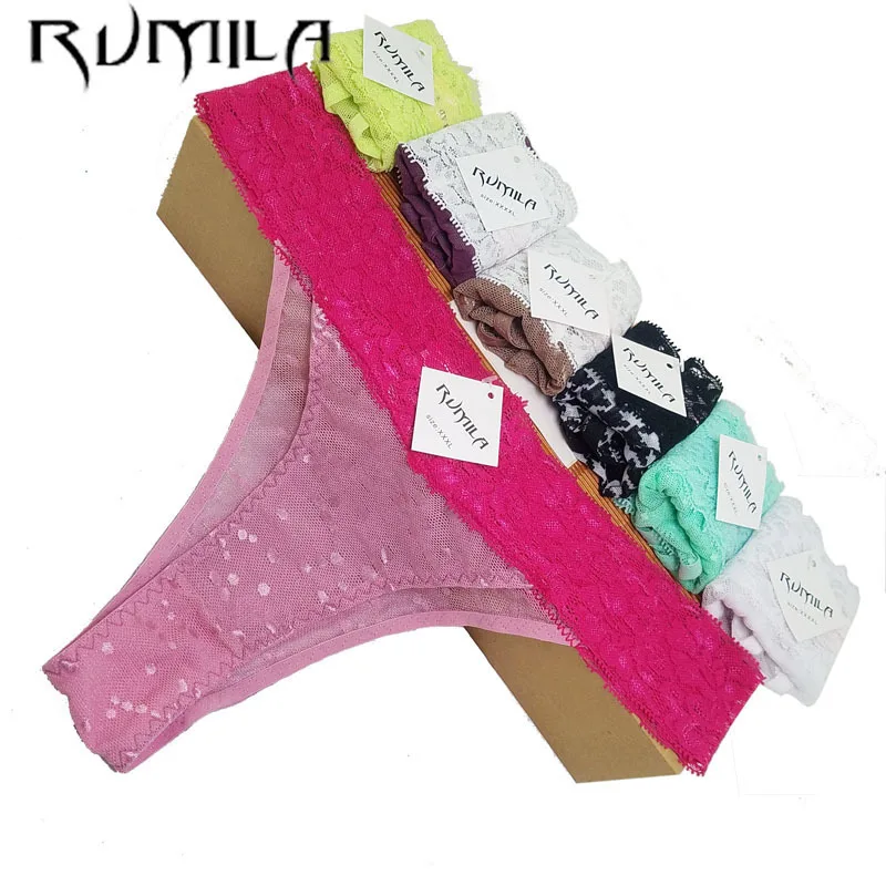 XL-4XL 8 цветов, кружевное хлопковое женское бикини, сексуальные стринги, стринги, нижнее белье, трусики, женские трусики, T-back, нижнее белье, 12 шт., 1706 mote