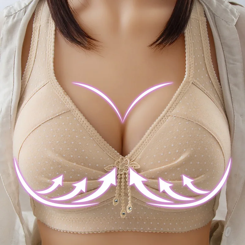 

Wire Free Push Up Bra Solid Seamless Soft Bras For Women Double Breasted Sexy Lingerie Comfort Breathable Bralette Dropshipping