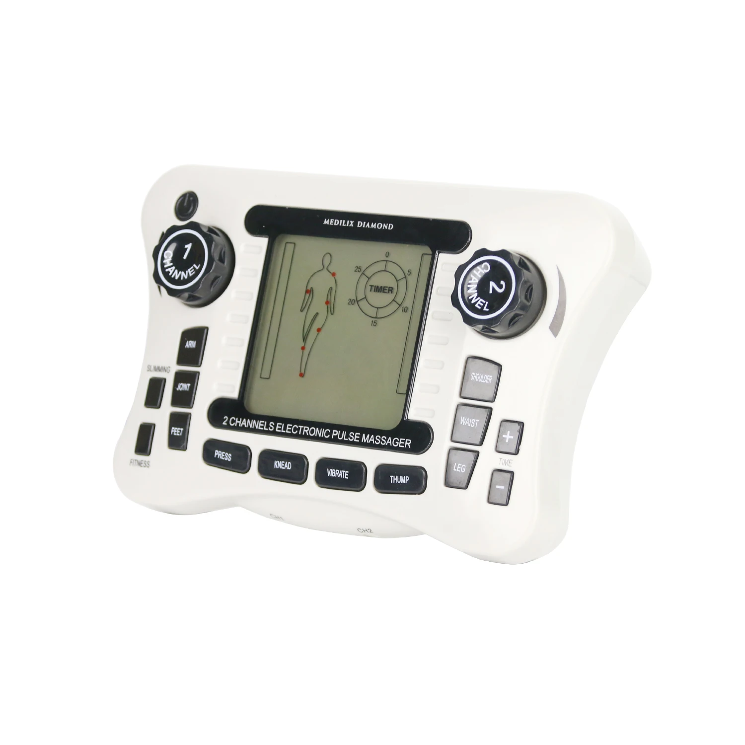 Электрический стимулятор тела 308B двойной импульсный цифровой терапевтический