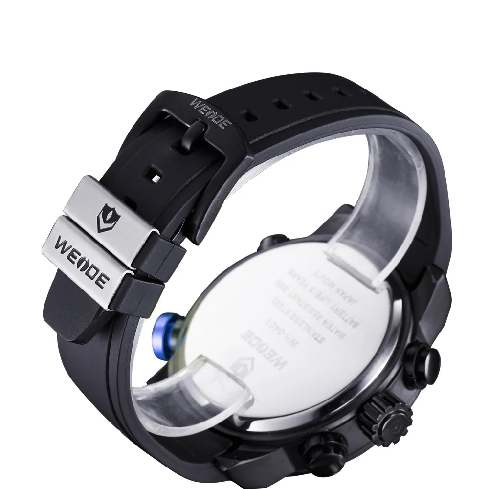 

WEIDE 3401 brand men's casual water silicone tape watch sports quartz watch