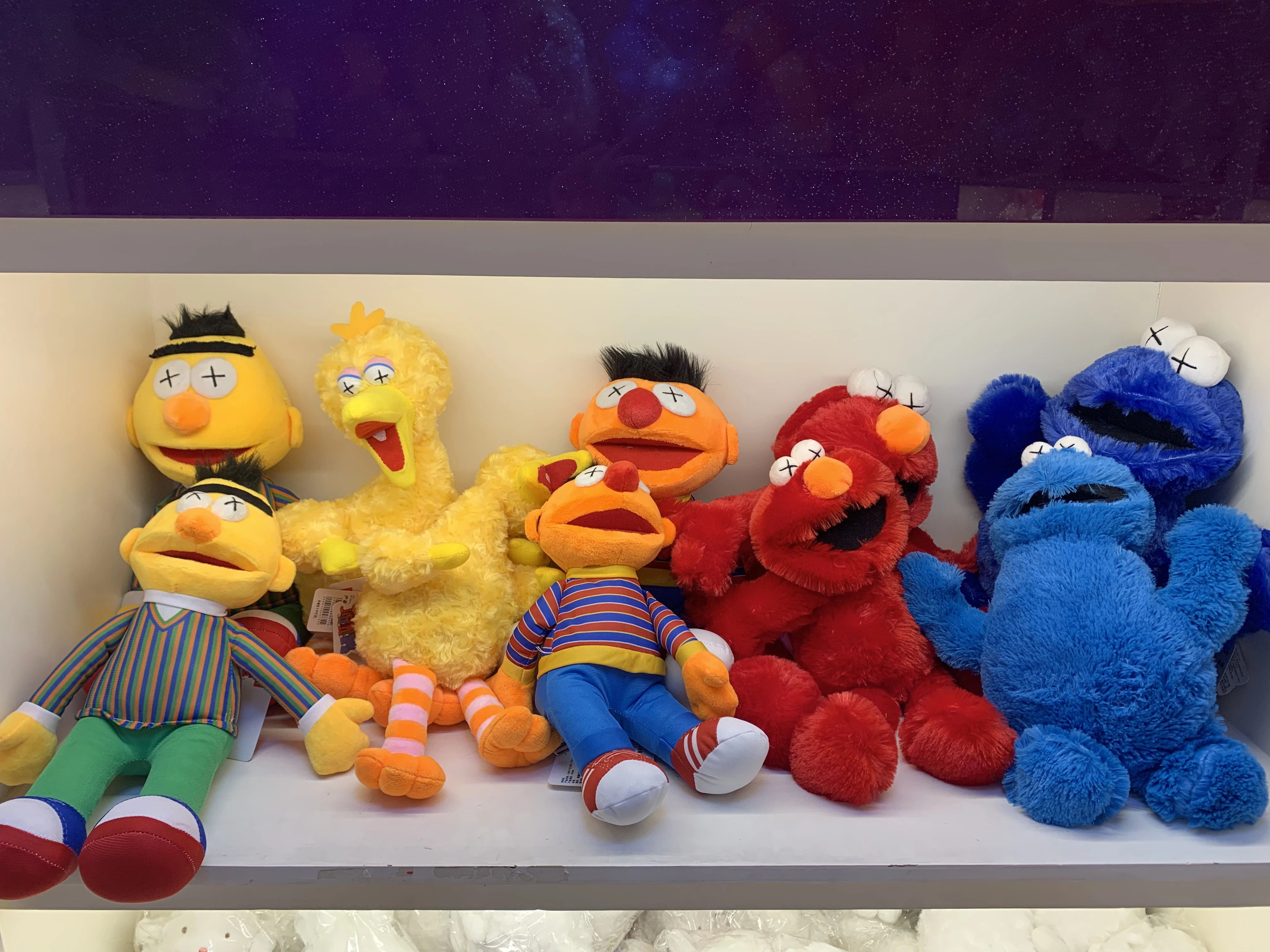 Figuras de acci&oacute;n de Barrio S&eacute;samo de 32/45cm para ni&ntilde;os, gran oferta, Elmo, galleta, p&aacute;jaro grande, Ernie, dibujos animados, espect&aacute;culo de fiesta de Navidad, regalo-0