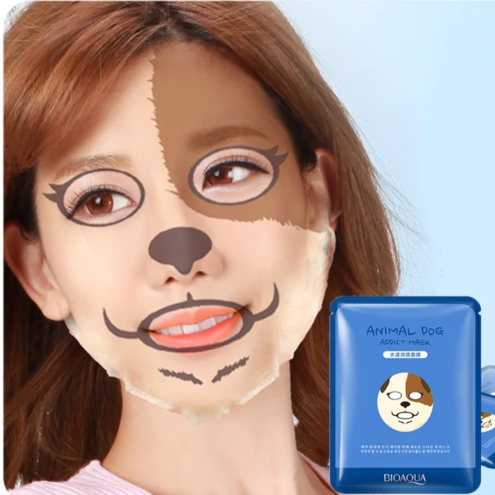 

BIOAQUA Skin Care Facial Mask Moisturizing Cute Animal Face Masks