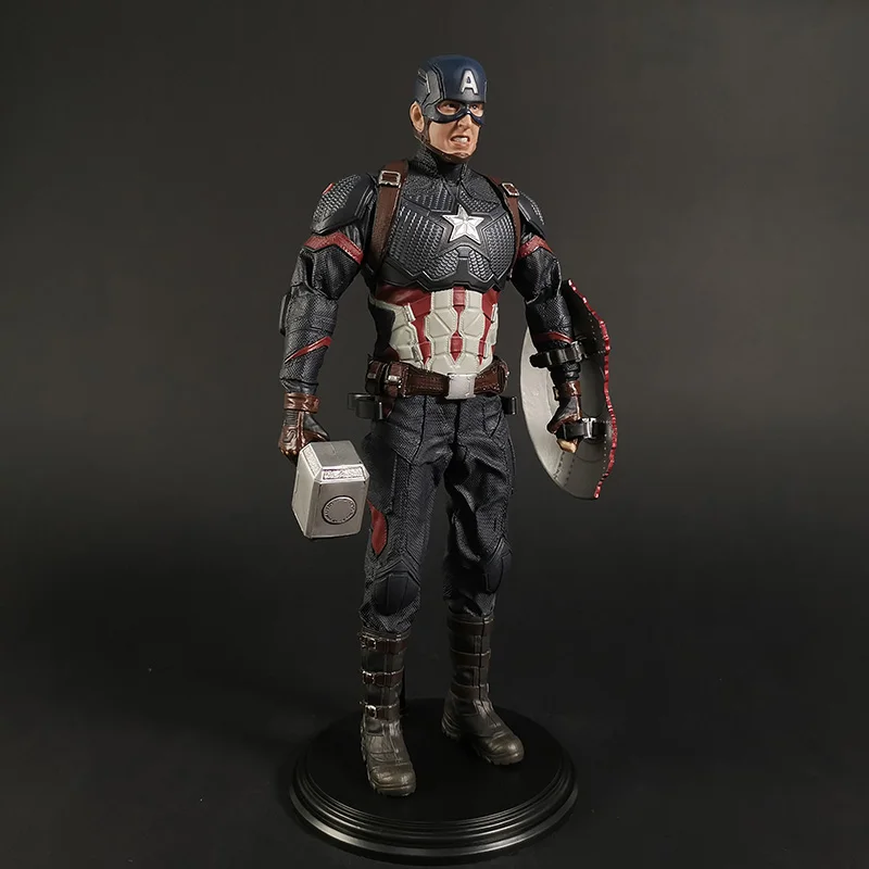 Комиксная статуя супергероя Marvel 1/6 Капитан Америка модель игрушки | Игрушки и