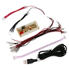 USB-кодировщик Zero плата с временной задержкой для аркадных игр, для ПК, Raspberry Pi, ZIPPY, джойстик, SANWA, американский кнопочный соединительный кабель
