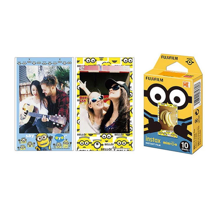 1 упаковка Minion Banana Fujifilm Instax Mini пленка для Mini 8 7s 7 50s 50i 90 25 dw Share SP-1 Polaroid мгновенная фотокамера