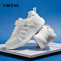 children white casual shoes boys light leather sneakers student kids summer size 5 8 9 mesh sport footwear autumn spring fashion