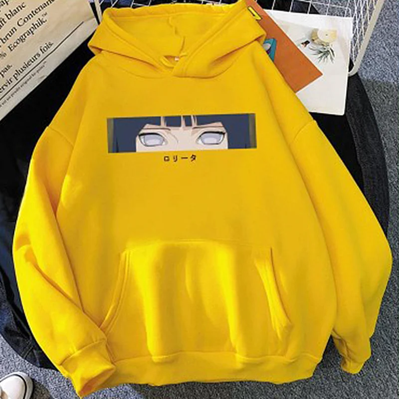 

Hooded Sweatshirt for Women 2021 Autumn Harajuku Clothes Plus Size Pullover Loose Fleece Long Sleeve Anime Oversized Hoodie