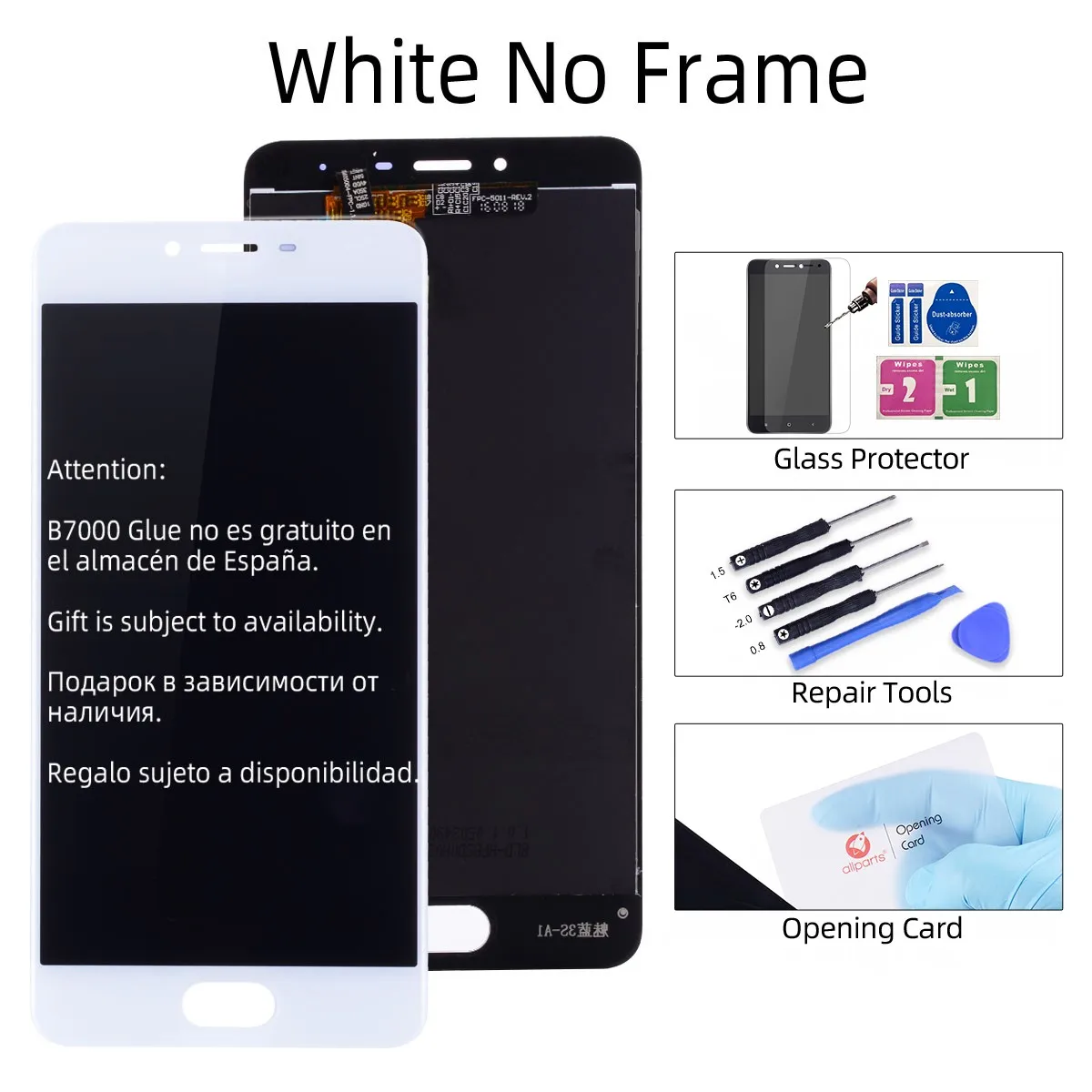 No Frame White Дисплей для MEIZU M3S Y685H LCD в сборе с тачскрином на рамке 5.0'' черный белый Золото - Цвет: No Frame White