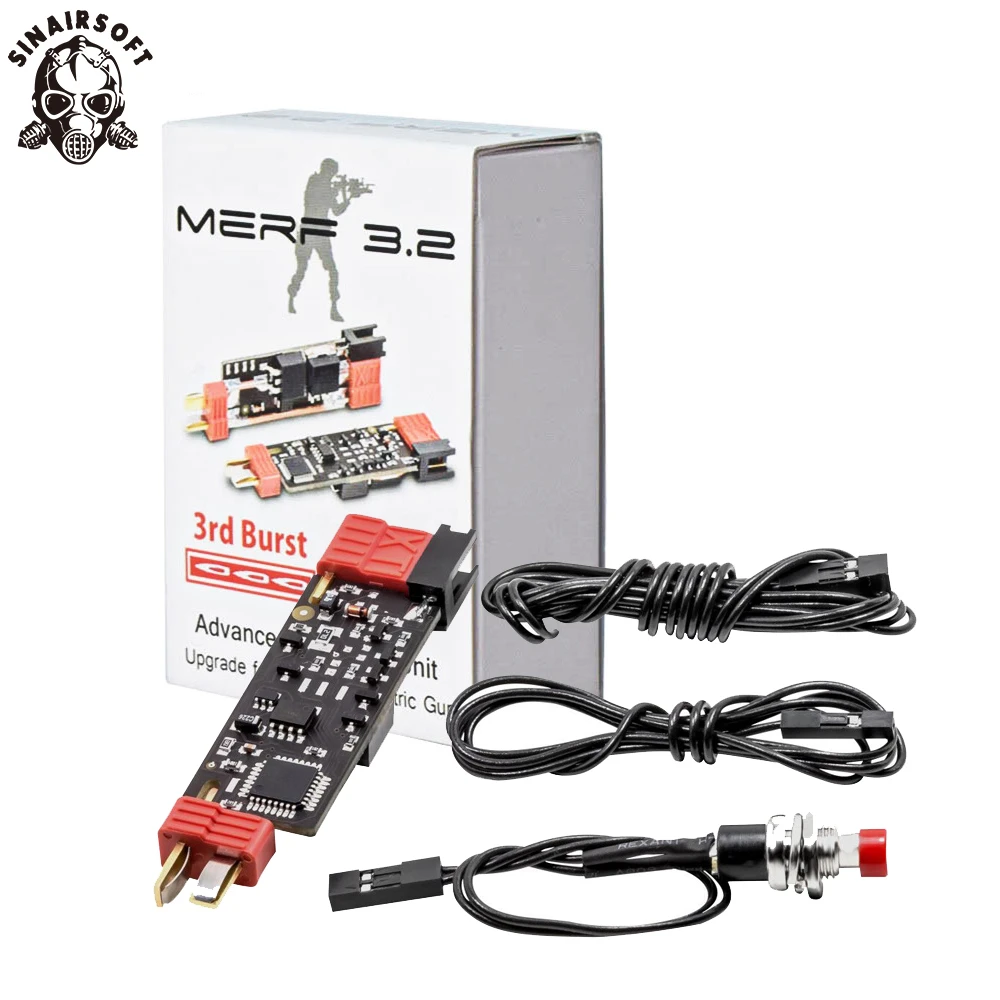 

SINAIRSOFT Electronic Key MOSFET MERF 3.2 For Guns Battery Protection Fuse LiPo LifePO4 LiIon NiCd M4 AK47