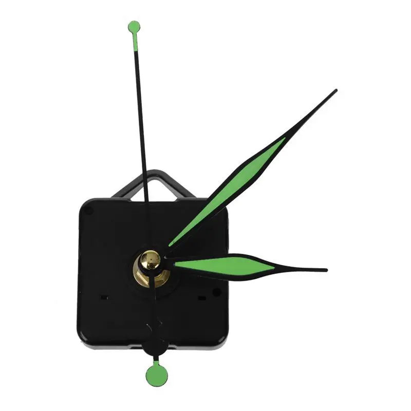 2 шт светящиеся стрелки DIY кварцевые часы шпиндель механизм ремонтный набор