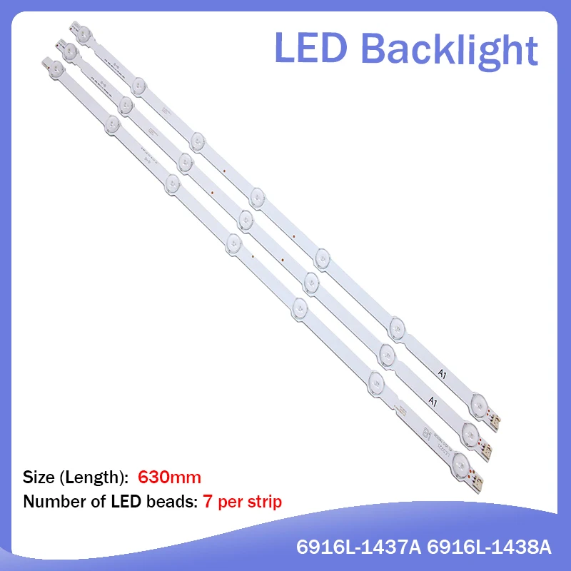 Новый ЖК задний светильник LG 32 дюйма 6916L 1204A A1 ( 1105A A1)( 1437A B2)( 1426A B1)( 1438A 1205A A2 1 шт. = 7