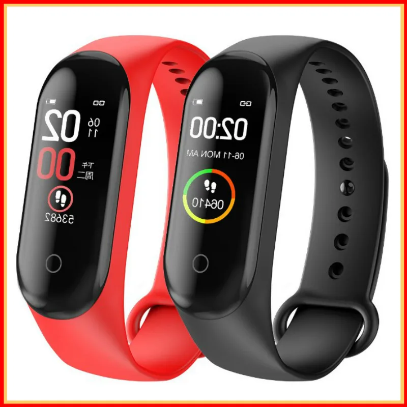

Smart Bracelet Watch Sports Fitness Tracker Bluetooth Heart Rate Health Monitor Blood Pressure Step Message Remainder Men Women