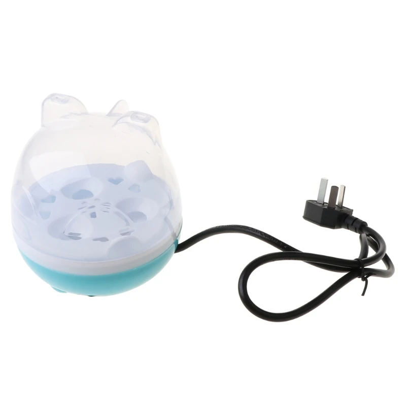 

Electric Hard Boiled Egg Cooker Portable Rapid 3Pcs Egg Steamer Boiler Home Cooking Tool H05F