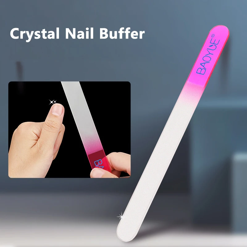 

10 шт., прочные пилки для ногтей с кристаллами