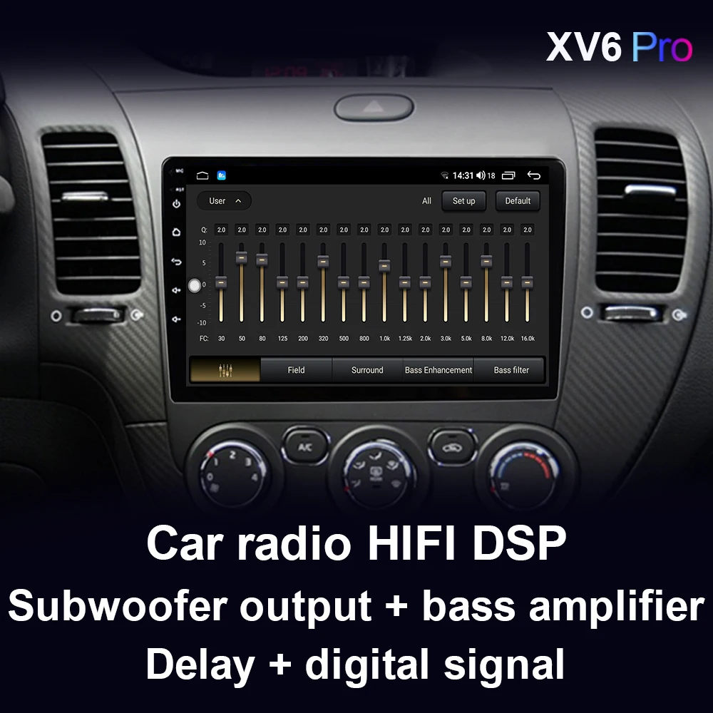 Автомагнитола XIMA XV6 Pro мультимедийный проигрыватель с Android 10 2 din dvd Wi-Fi Dsp