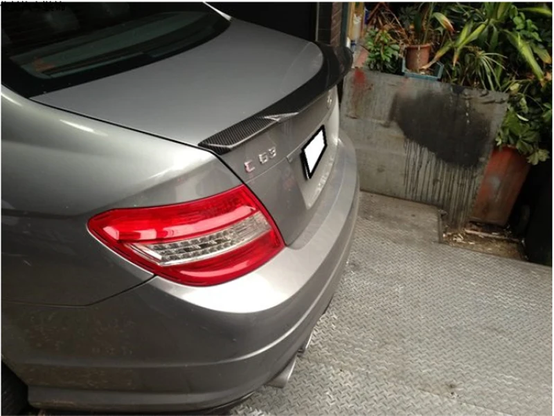 Отделение из углеродного волокна для Benz W204 спойлер C класса C200 C250 C300 C350 C63 4-дверный