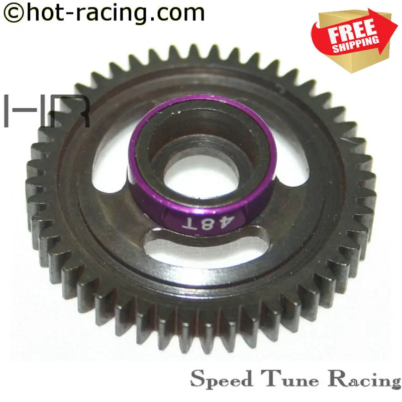 

Radio control RC light weight 45t 48t 55T metal spur gear for 1/16 scale traxs E-revo Summit and Slash VXL option upgrade parts