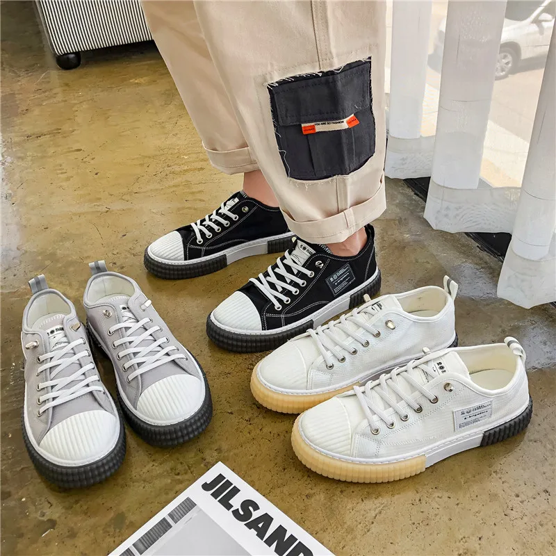 

2020 Summer High quality Classic Men's Casual Shoes Breathable ice silk canvas shoes flats