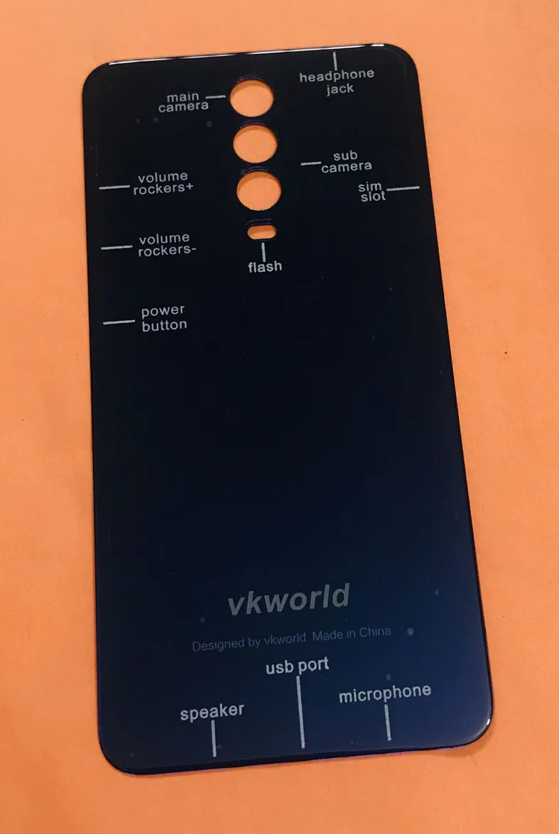 Оригинальная задняя рамка чехол для Vkworld K1 MTK6750T Octa Core Бесплатная